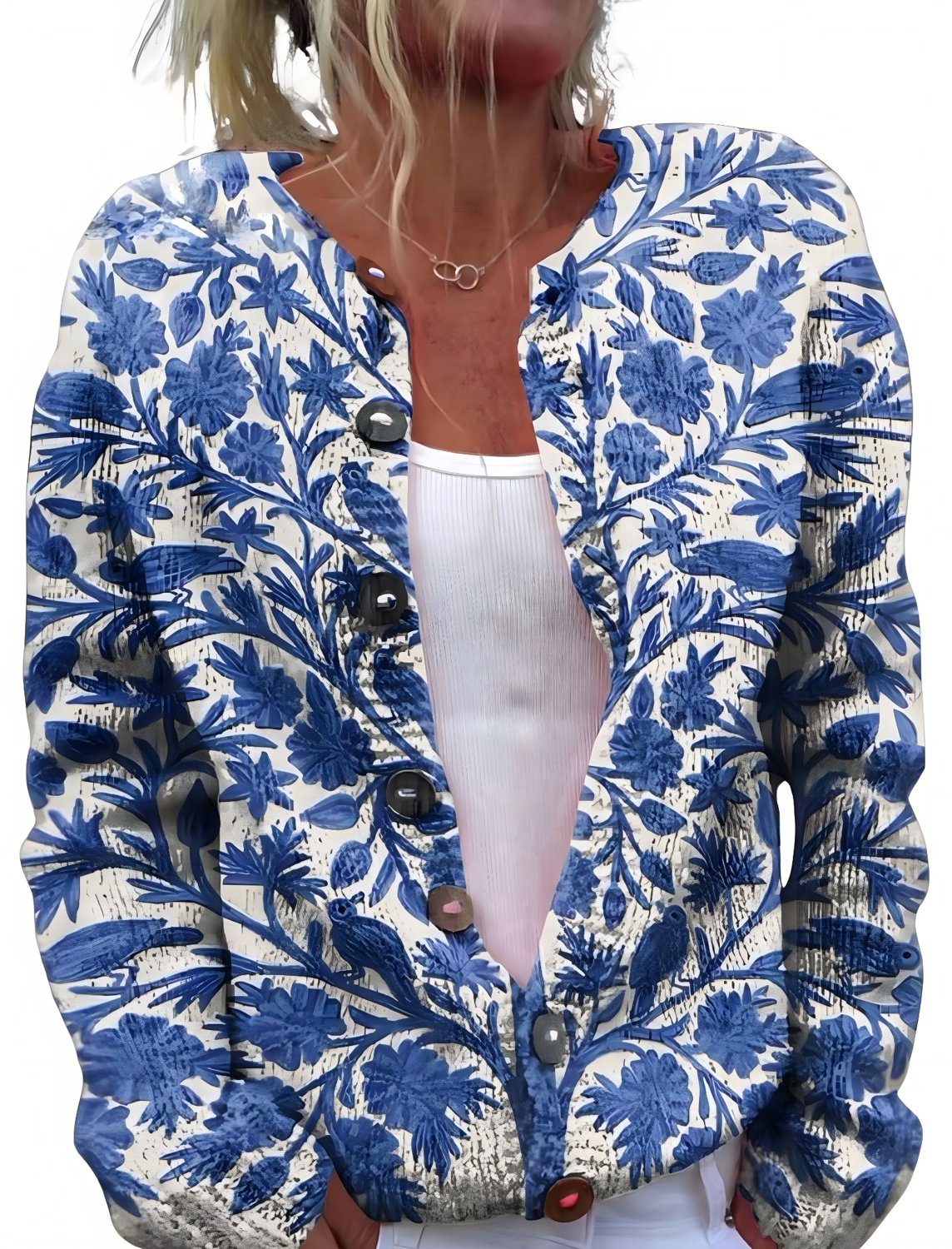 Sofia™ | Blomstrete cardigan