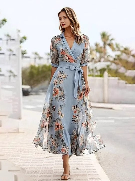 Oriela™ | Elegant V-Hals Kjole