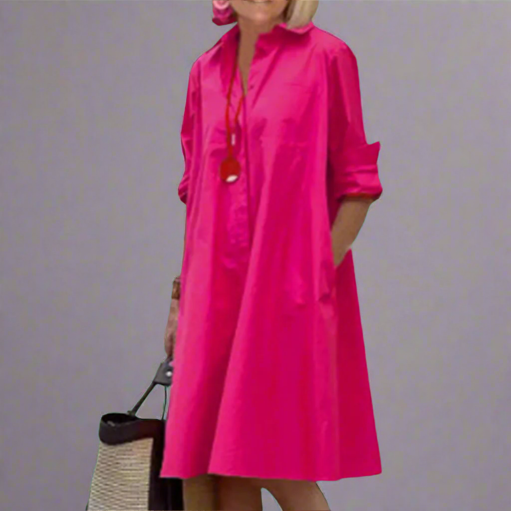 Theresa™ | Elegant kjole med subtilt trykk