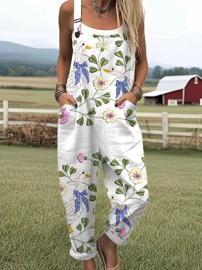 Evelyn™ | Hage whisper bred-ben jumpsuit