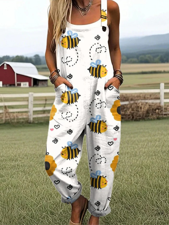 Emma™ | Bee chic bred bein jumpsuit