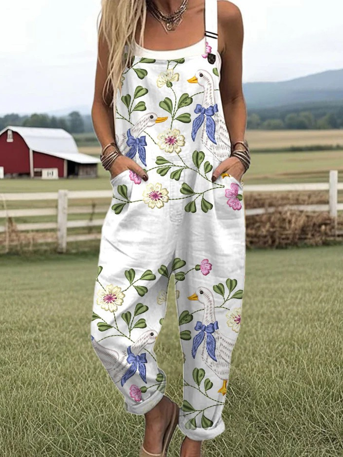 Evelyn™ | Hage whisper bred-ben jumpsuit