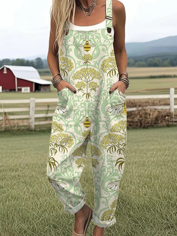 Naelyn™ | Blomstret drift bred-ben jumpsuit
