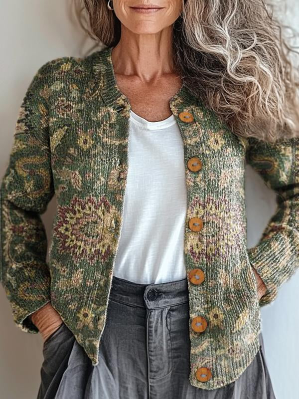 Gunhild™ | Naturinspirert Mønsterjakke