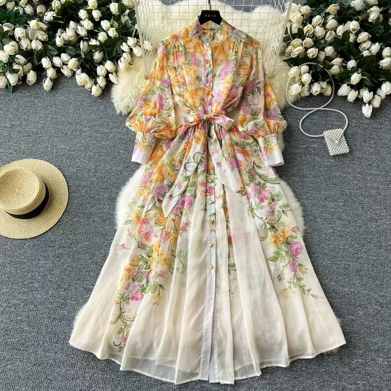 Auralie™ | Boho Blomstrete Sommerkjole