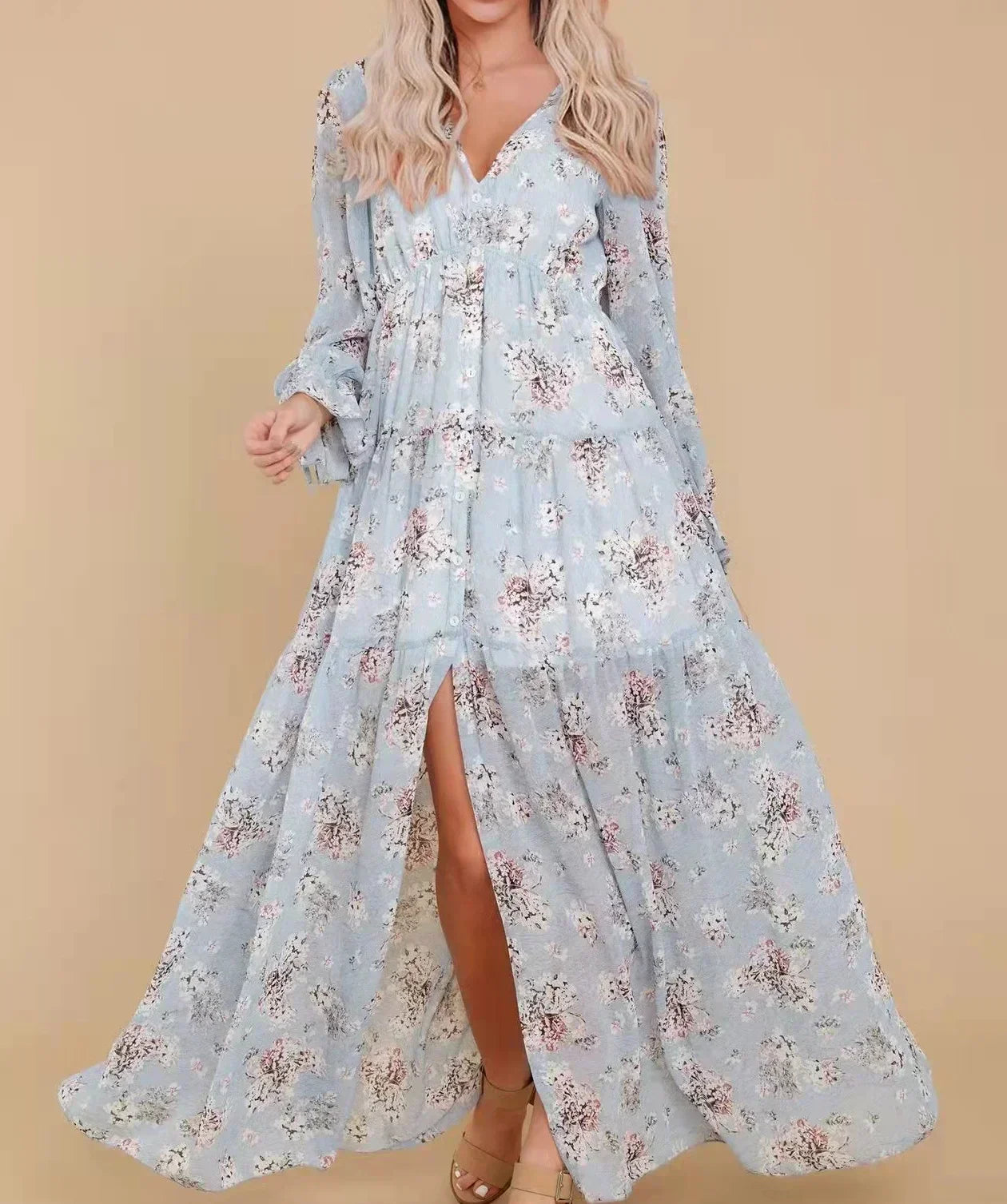 Auranya™ | Maxi Chiffon Kjoler