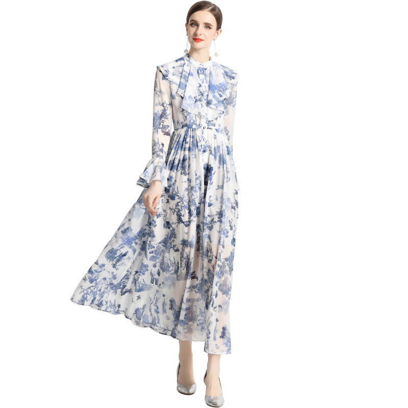 Aeris™ | Elegant Blekktrykk Kjole