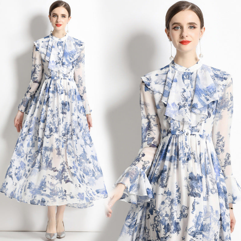 Aeris™ | Elegant Blekktrykk Kjole