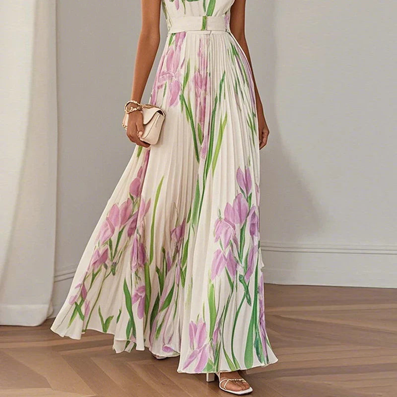 Elowys™ | Elegant Blomstrete Kjole