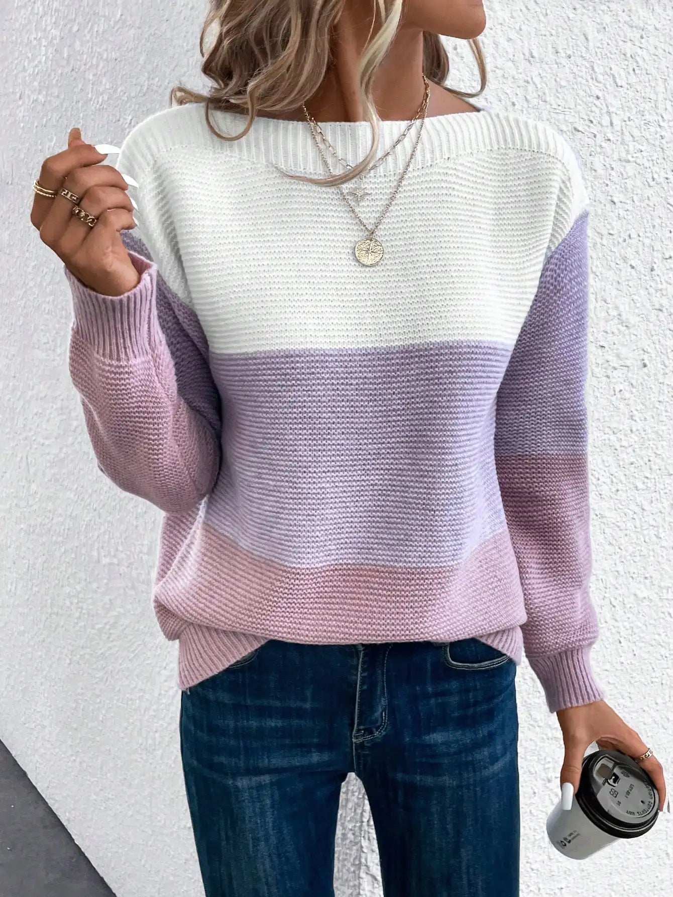 Dina™ | Tidløs elegant strikkegenser
