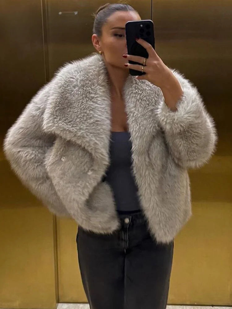 Freya™ | Faux fur jakke