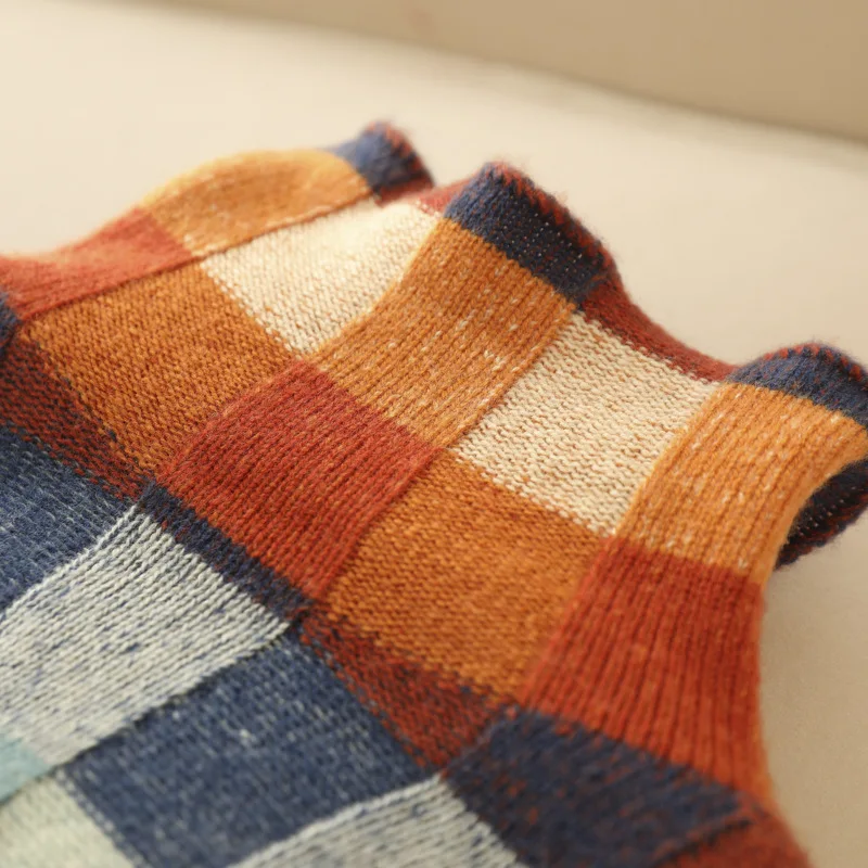 Julia™ | Luksuriøs patchwork turtleneck