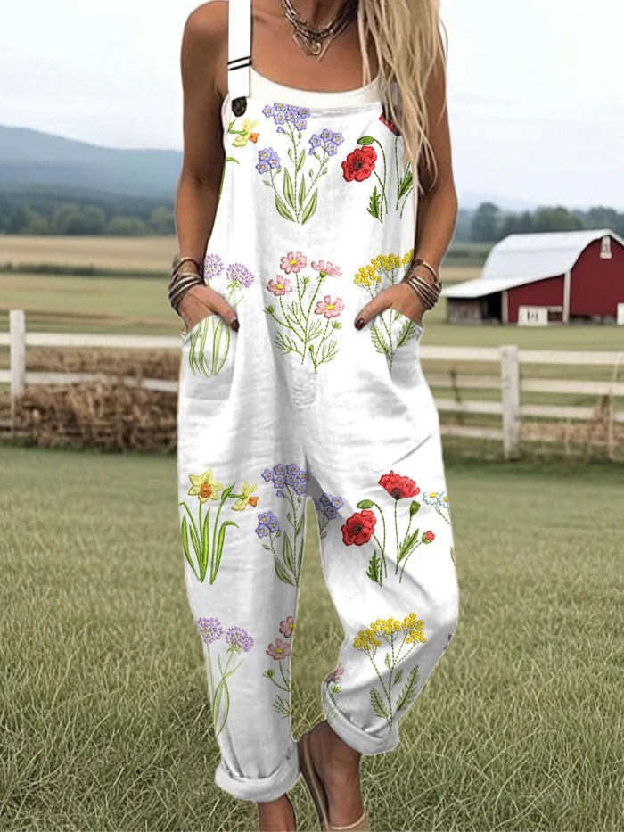 Elvyra™ | Blomstrende behagelig jumpsuit
