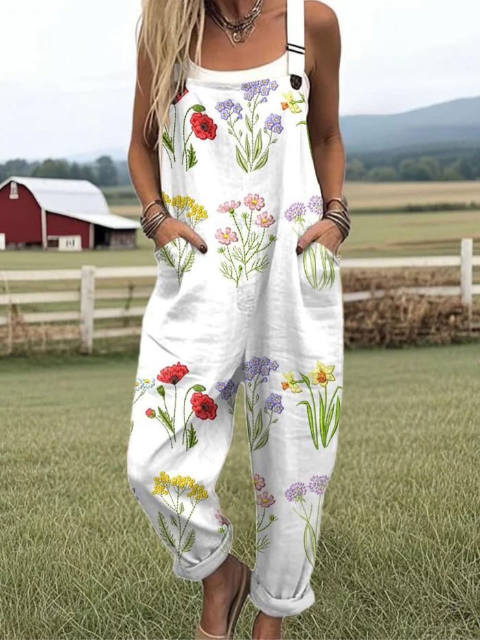 Elvyra™ | Blomstrende behagelig jumpsuit