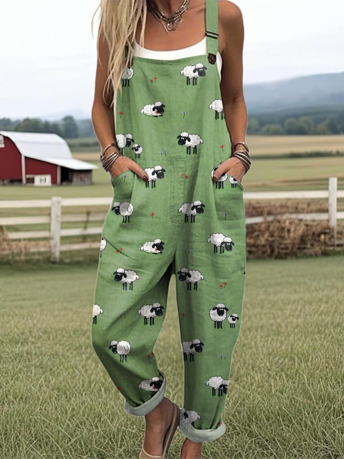 Zirelia™ | Botanisk bred-ben jumpsuit