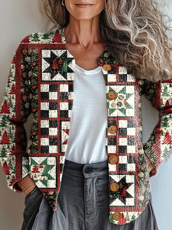 Noelle™ | Patchwork Julejakke