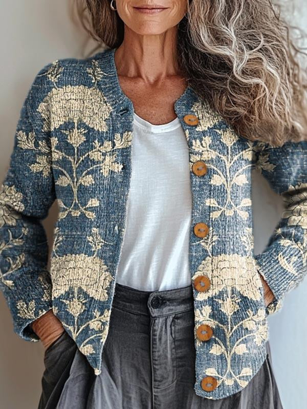 Hedda™ | Elegant Blomsterjakke