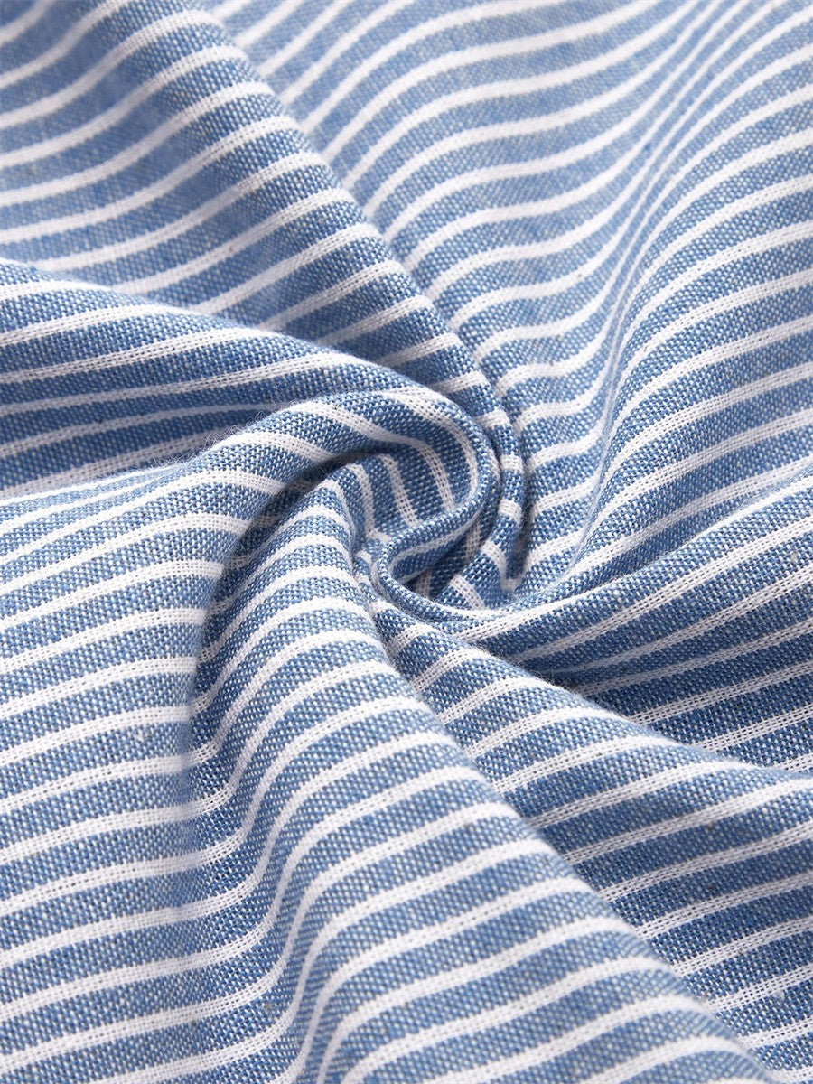 Lara™ | Stripet kjole med elegant passform