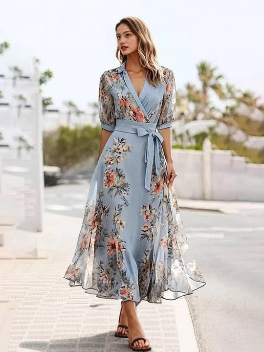 Oriela™ | Elegant V-Hals Kjole