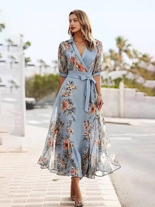 Oriela™ | Elegant V-Hals Kjole