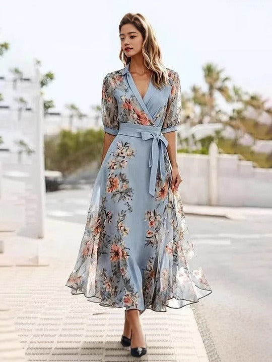 Oriela™ | Elegant V-Hals Kjole