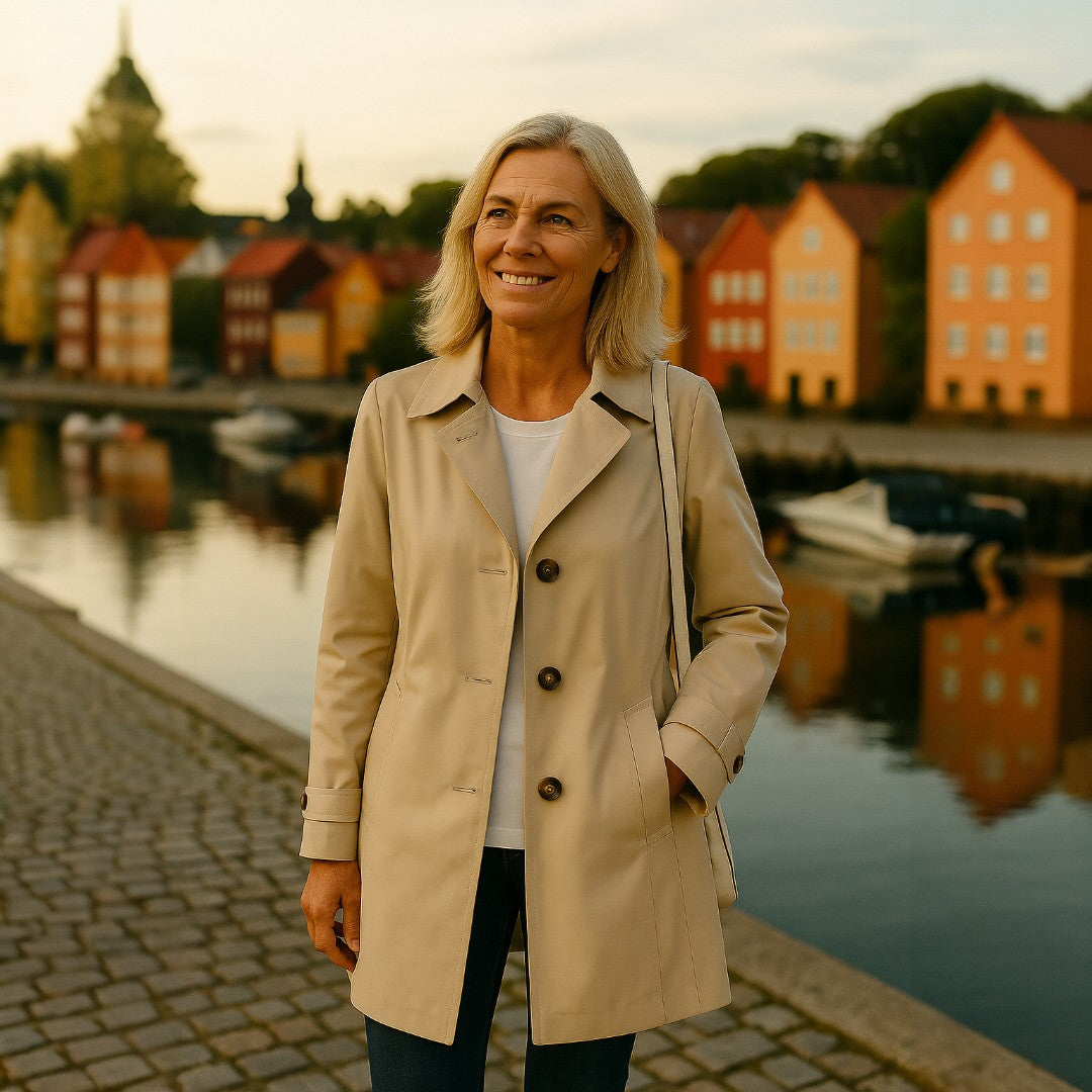 Elina™ | Trendy Vårtrenchcoat